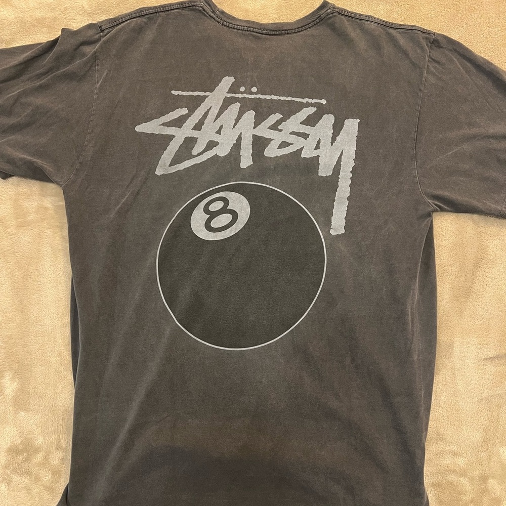 Stussy Charcoal Graphic Tee